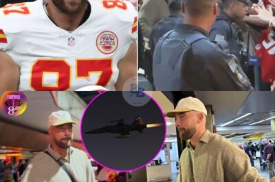 BREAKING WORLD DRAMA: Kansas City Chiefs Superstar Travis Kelce Lands in Brazil Under Unbelievable Circumstances — Escorted by Deafening F-5 Fighter Jets, Fans Flood Airports, Streets Turn Into Chaos, Police Struggle to Control Massive Crowds, and Global Media Explodes With Conspiracies About WHY He Needed Military Protection Instead of a Normal Arrival!
