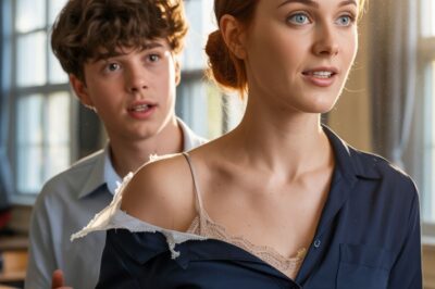 Principal’s Son RIPPED the New Teacher’s Shirt — She Whispered One Sentence and He Froze