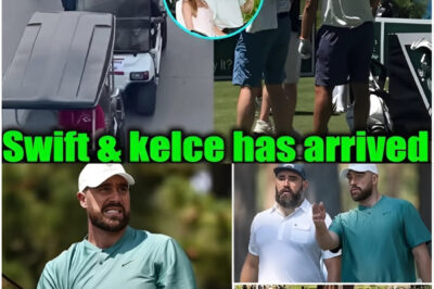 OMG! Travis Kelce & Taylor Swift attend the American Century Golf Tournament in Lake Tahoe