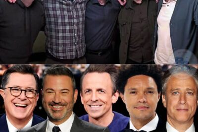 🤣🎭 Comedy just declared war on silence! After Stephen Colbert’s cancellation, Jimmy Fallon, Seth Meyers, and John Oliver are cooking up the craziest late-night mashup in TV history. Networks are sweating, fans are laughing, and insiders say CBS executives are crying into their coffee. Details you can’t miss 👇👇