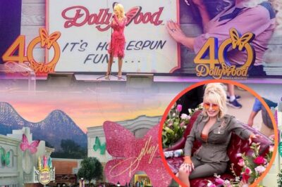 DOLLYWOOD TURNS 40: Dolly Parton Celebrates Four Decades of Magic, Memories, and Mountain Roots—The Untold Story of How Her Humble Appalachian Dream Transformed Into One of America’s Most Iconic Family Destinations, Leaving an Unforgettable Legacy That Continues to Inspire Millions Around the World!