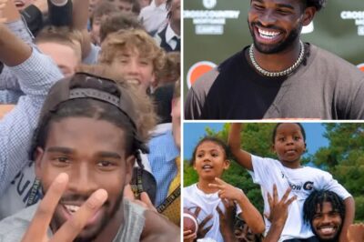Shedeur Sanders Gets Praises Online After Heartwarming Video with Cleveland Browns Kids Goes Viral!