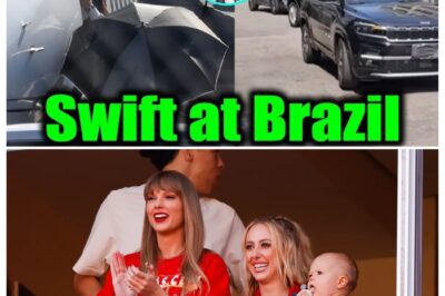 Taylor Swift’s private PLANE lands in Brazil cheering on Travis Kelce before Chiefs vs Chargers game