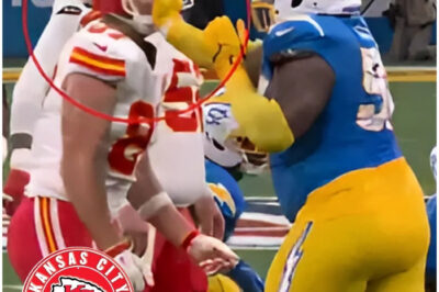 Chargers Player Disciplined by NFL After Shocking Slap on Travis Kelce!