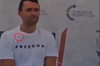 Watch: Slow-Motion Clip Shows Bullet Ricochet From Charlie Kirk’s Bulletproof Vest, Striking His Neck.