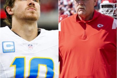 Andy Reid Explodes Over Chargers Favoritism, Calls Out Refs And Teair Tart — Justin Herbert’s Five-Word Retort Stuns Chiefs Coach