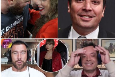 Travis Kelce Shocked When Jimmy Fallon Talks About Taylor Swift On ‘New Heights’ Podcast