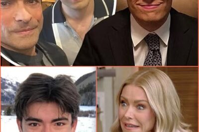 Kelly Ripa’s son, Michael, recalled a terrifying incidents at home during a live appearance: “My dad Mark opened my secret cabinet and discovered that secret of mine—he nearly lost his mind…”