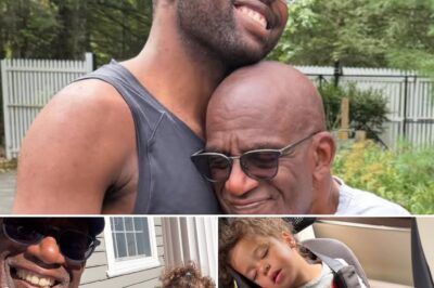 Al Roker bid an emotional farewell to his granddaughter Sky Clara Laga and his son Nicks — the two dearest little ones in his arms — as they officially left him today with no set date for when they will meet again.