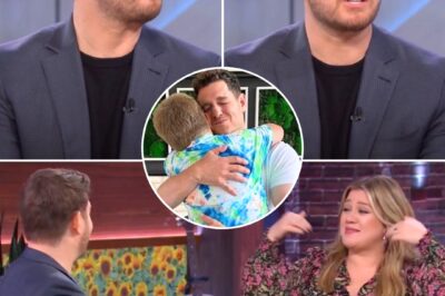 He tried to stay strong for years… but this moment broke him. Michael Bublé couldn’t hold back the tear when he sat down with Kelly Clarkson and shared the emotional tribute his son Noah gave him—a song so raw and powerful, it left the entire audience stunned. After battling alongside his son through a terrifying, life-threatening illness, Michael revealed something no one expected: Noah wrote a deeply personal song just for his dad. And not just any song—it’s featured on Michael’s album “Higher,” and every word is filled with love, pain, and the bond only a father and son can share. You need to hear this… it will leave you speechless.