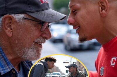 Unbelievable Twist in Kansas City: Patrick Mahomes Randomly Buys an Old Bike from a Struggling Homeless Veteran Outside the Stadium—But What Happened Moments Later Left Thousands Crying, as the Chiefs Star Secretly Changed the Man’s Entire Life in a Way Nobody Saw Coming, Sparking a Wave of Emotional Reactions Nationwide