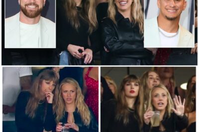 Taylor Swift and Brittany Mahomes spotted together in the MetLife VIP section, looking TENSE while supporting Travis Kelce, Patrick Mahomes, and the Chiefs against the New York Giants