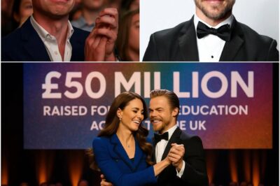 90,000 Fans Hold Their Breath at Wembley as Derek Hough and Princess Kate Deliver a Dazzling Surprise — Raising £50 Million for Arts Education