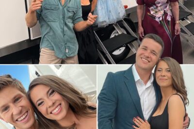 The Irwins like you have never seen them before! Terri finally ditches her khakis and glams up as daughter Bindi reveals her cleavage in a low-cut dress at Robert’s DWTS debut