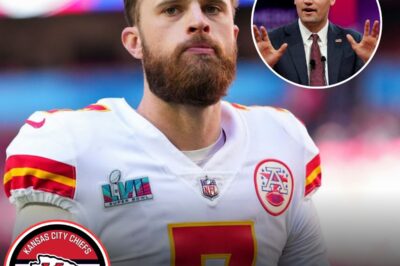 NFL Stunned as Chiefs’ Kicker Harrison Butker Breaks Down at Charlie Kirk’s Memorial, Tearfully Praising His Faith and Family Leadership — Heart-Wrenching Prayer Sparks Nationwide Reflection on Life and Legacy