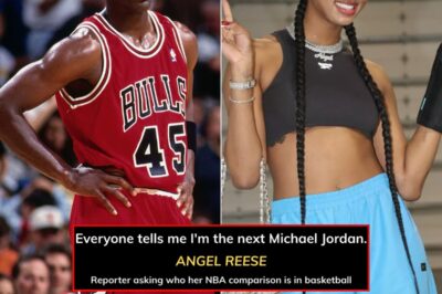 Angel Reese believes that people see her as the next Michael Jordan! 💯