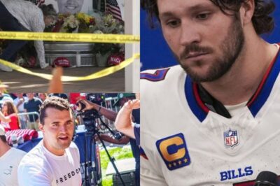 BREAKING NEWS: Chaos Erupts in the NFL After Tragic Assassination of Charlie Kirk—Josh Allen Calls for Mandatory Moment of Silence, But the NFL Is Thrust Into Uncharted Waters! The tragic assassination of Turning Point USA founder Charlie Kirk has sent shockwaves across the NFL, with Buffalo Bills quarterback Josh Allen leading the call for a mandatory moment of silence before every kickoff in his honor. What was meant to unite the league has instead sparked outrage, dividing fanbases and pushing the NFL into controversial, uncharted territory. And then, a revelation came that would escalate the shock to a whole new level…