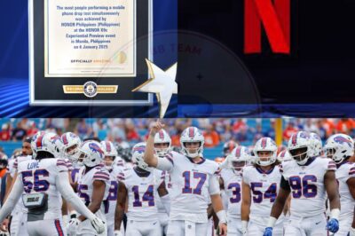 HISTORIC VICTORY: Buffalo Bills Receive Recognition as the Best and Most United Football Team in the World by ESPN, Netflix, and Guinness World Records – A New Era for Football Teams Starts Now!