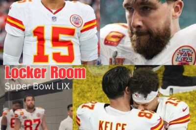 Travis Kelce CRIED as he HUGS SOBBING Patrick Mahomes after LOSING to Eagles in Super Bowl 2025