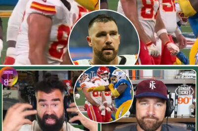 Jason Kelce EXPLODES on Chargers Player for Punching Travis Kelce—But the SHOCKING Twist Involves Taylor Swift and a Wedding Bombshell!
