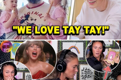 Chaos on Kylie Kelce’s Podcast: Wyatt Storms In With a Handmade Gift for “Auntie Tay Tay” — What Happened Next Left Everyone Stunned