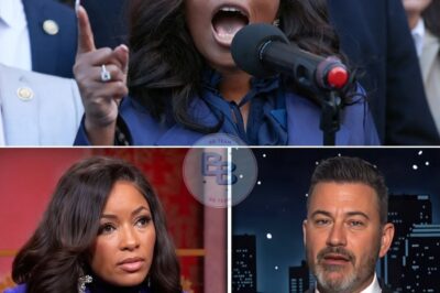 Jasmine Crockett Shuts Down Jimmy Kimmel’s “Spicy” Comment with a Savage, Calm Comeback That Leaves the Audience in Awe