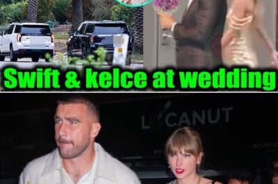 Taylor Swift and Travis Kelce Dazzle at Selena Gomez and Benny Blanco’s Wedding – A Moment of Love and Glamour!