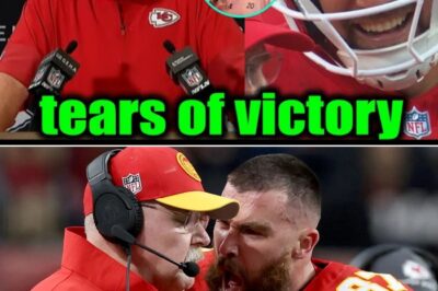 Emotions Run High: Andy Reid Tears Up as Travis Kelce’s Performance Inspires Kansas City Chiefs to Victory Over Ravens