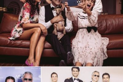 In the Warmth of a Candlelit Studio, Andrea Bocelli’s Voice Wrapped Around the Melodies of Christmas, but This Time, the Magic Was Deeper—His Children, Matteo and Virginia, by His Side. Their Voices, Young Yet Timeless, Wove Through His Like Echoes of the Past and Whispers of the Future, a Harmony Born of Love and Faith. Between Takes, Laughter Filled the Air, Stories of Football, Family, and the Unshakable Spirit of the Irish—a People He Admired for Their Passion, Their Song, Their Soul. And as the Final Note Settled Like Snow on a Silent Night, Andrea Knew—This Was More Than Music; This Was Home.