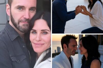 Johnny McDaid suddenly proposed to Courteney Cox in his private mansion in Miami. He whispered a 5-word message in her ear that left the 60-year-old actress unable to do anything but smile and nod.