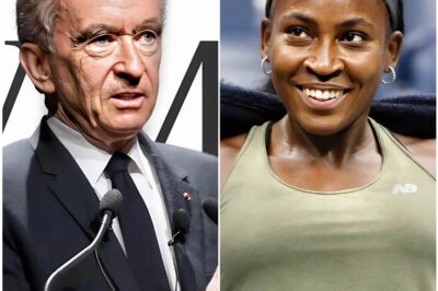 SHOCKING 5 MINUTES AGO AT US OPEN: Following her first-round win at the 2025 US Open, Louis Vuitton boss Bernard Arnault stunned everyone by offering tennis star Coco Gauff a whopping $10 million to promote the brand’s new design on her apparel and racket for the upcoming tournament. “She’s a young talent, she deserves to shine,” he said. In response, Coco gave a short five-word answer that left Arnault extremely excited, before responding with a request that left everyone in awe!
