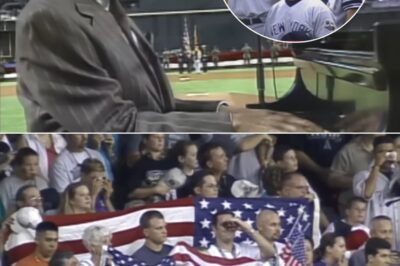 At age 70, Ray Charles, who had been blind since childhood, moved America to tears with his performance of “America the Beautiful,” which brought the stadium to a silent halt.