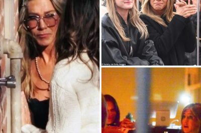 Jennifer Aniston and Courteney Cox in a meeting that lasted only… 5 minutes before both of them officially entered the restaurant to meet Coco’s boyfriend. Coco’s two mothers were discussing a “challenge” to test Coco’s boyfriend so that he would appreciate their daughter even more.