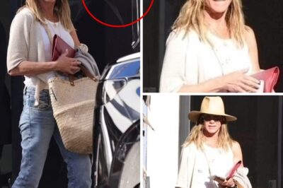 Jennifer Aniston lands in LA after her vacation in Cabo with her friends but this time she’s not returning alone! Another large figure accompanied Jenni as she got off the plane leaving fans stunned when they realized who he was