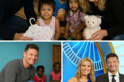 Ryan Seacrest and Vanna White Make the World Shake When They Quietly Visit an Orphanage! They are already two of the most familiar faces on American television, but now Ryan Seacrest and Vanna White have captured the hearts of the public with their wonderful actions. The two suddenly appeared at an orphanage, personally brought gifts, took care of them and talked to them like family members.