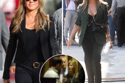 Friends star Jennifer Aniston suddenly appeared at a high-end restaurant in Los Angeles with a man, making people startled.