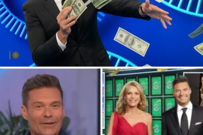 “BLOCKHOLM SALARY! Ryan Seacrest Earns Far Less Than Pat Sajak’s $20 Million/Year – Fans Shocked When He Accepted ‘Wheel of Fortune’ Just for the Fame!” Popular talk show host Ryan Seacrest caused a stir when he revealed his salary was far less than Pat Sajak’s huge figure. Instead of signing for money, he accepted the Wheel of Fortune hot seat just to keep the “prestige and aura.” This decision immediately caused fierce controversy, leading many to question: Is Seacrest trading finances to affirm his legacy? This could be the boldest move of his television career.