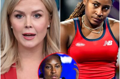 “Sit down, Barbie.” — Coco Gauff suddenly called Karoline Leavitt a “T.r.u.m.p puppet” live on air — and just minutes later, when Leavitt tried to strike back, she was confronted with a harsh truth from the public figure that left the entire studio in stunned silence, forcing her to shrink back in her seat. What exactly did Coco Gauff say that cut straight through her arguments, leaving her fumbling for words? And why did the entire studio audience erupt into thunderous applause, rising to their feet — not for Karoline, but for the figure who turned a heated exchange into a masterclass in calm and wisdom?