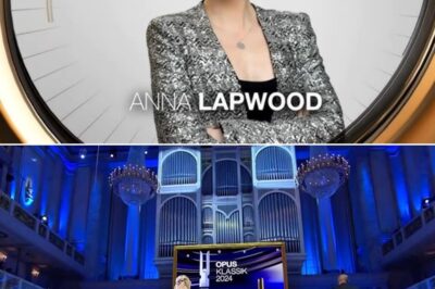 She didn’t just play — she opened a portal. At Opus Klassik 2024, Anna Lapwood stunned Berlin as she fused Saint-Saëns’ Aquarium with the haunting soundscapes of Hans Zimmer. Under golden lights, the pipe organ roared like a galaxy opening, then dissolved into pure silence. Hans Zimmer sat in the shadows, watching — no words, just awe. One audience member whispered: “It felt like hearing the universe breathe.”