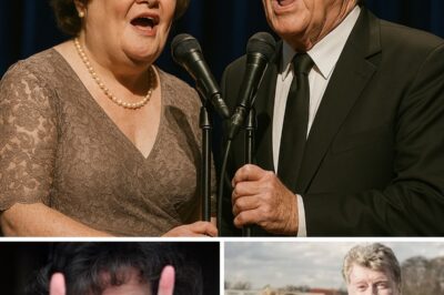 Susan Boyle and Michael Crawford—the original Phantom himself—joined voices for a spellbinding performance of “The Music of the Night” against the romantic backdrops of Venice and Verona by night. Filmed for a special televised concert, their rendition of the Phantom of the Opera classic became an instant highlight, blending Boyle’s crystalline purity with Crawford’s legendary theatricality.