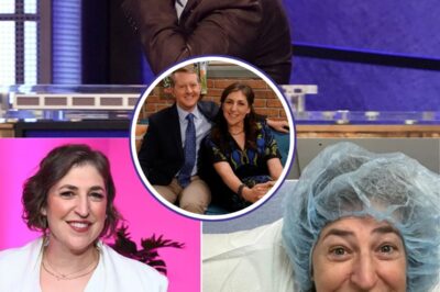 “Jeopardy! Panic: Mayim Bialik’s Health Crisis Rocks Fans — Ken Jennings Races to Hospital in Emotional Show of Support!” In a shocking revelation, Jeopardy! host Mayim Bialik disclosed a serious health scare that led to a sudden hospital stay, sending fans into a frenzy. The drama intensified when Ken Jennings, her longtime colleague, made a heartfelt personal visit, highlighting the gravity of the situation and the deep bond between the hosts. Social media erupted as fans expressed fear, love, and prayers, proving just how much the iconic show’s family means to viewers. This unexpected crisis has turned the spotlight from the game board to a real-life fight for health, leaving audiences glued to every development.