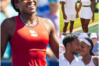 Coco Gauff and her boyfriend were photographed holding hands affectionately in London as they travelled together in a multi-million dollar supercar to cheer on Coco at Wimbledon, leaving fans’ hearts melting over their love story.