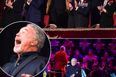 Sir Tom Jones brings the house to a standstill at the Royal British Legion Festival of Remembrance! At 84, Sir Tom Jones delivered a soul-stirring rendition of “I Won’t Crumble With You If You Fall” at Royal Albert Hall, moving the audience—including Royal Family members—to tears and leaving the venue eerily silent