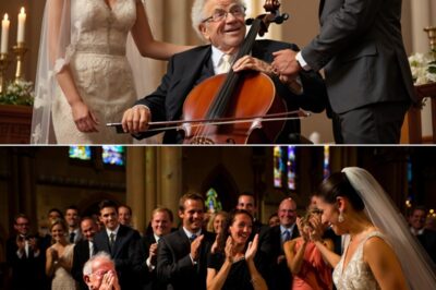 Good news from the family of violin legend Itzhak Perlman: his daughter, the talented pianist Navah Perlman, just held a private but emotional wedding ceremony. The highlight of the ceremony was when Itzhak Perlman himself played the cello – an instrument he rarely performed in public – to give his daughter a special piece of music as a blessing. When the first notes sounded, Navah could not hold back her tears, trembling as she held her father’s hand like a child with her first instrument. And the identity of the groom surprised many: a secretive, Emmy-nominated composer, whom Navah called the “singing soul” of her life. The music that day was not just a ceremony – but the heart of an entire family resounding between the vows.
