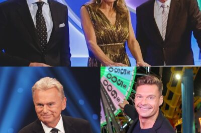 “Wheel Wars Erupt: Ryan Seacrest vs. Pat Sajak Fan Frenzy — Who’s Killing the Show?” The iconic Wheel of Fortune is now ground zero for a nationwide fan war. Ryan Seacrest’s takeover of Pat Sajak’s chair has split audiences in two: die-hard Sajak loyalists are screaming betrayal, while others hail Seacrest as the game-changer the show needed. Social media is erupting with savage debates, viral memes, and fiery opinions, proving this isn’t just a replacement—it’s a full-blown cultural clash. Polls reveal shocking divisions, and viewers are picking sides like never before. One thing’s certain: the battle for the heart of America’s favorite game show has officially begun.