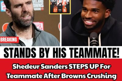 The Cleveland Browns Just Delivered the Most Painfully Predictable Disaster in NFL History—Missed Kicks, a Game-Saving Drop, and a Soul-Crushing Interception—But the Viral Moment Everyone Is Talking About Wasn’t the Collapse, It Was Shedeur Sanders, the Emergency QB Nobody Expected, Quietly Comforting His Rookie Teammate and Looking Every Bit Like the Franchise Savior Fans Have Been Praying For!