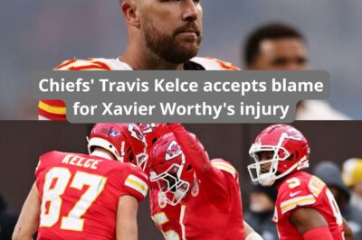 NFL STUNNED as Chiefs Superstar Travis Kelce Takes FULL BLAME for Teammate Xavier Worthy’s Injury in Brazil Disaster, Critics Say “UNFORGIVABLE Mistake,” Mahomes’ Offense Crumbles, and Questions Explode About Whether Kansas City’s Dynasty Is Now DOOMED Forever