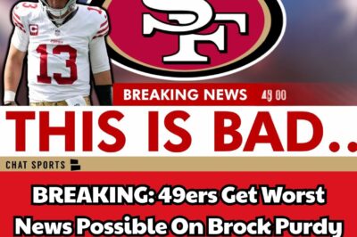 “San Francisco 49ers Season Already COLLAPSING After Worst Possible Injury Update On Brock Purdy—$55 Million Quarterback Facing Extended Sideline Stint, Kyle Shanahan Admits Offensive Line FAILURE, George Kittle On IR, Fans Fear Playoff Dreams Dead Before Week 2 Even Kicks Off Against Saints!”