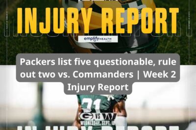 Packers Facing NIGHTMARE Injury List Ahead of Washington Showdown: Nate Hobbs, Zach Tom, Aaron Banks, Zayne Anderson, Micah Parsons ALL Questionable, Two More Ruled Out, Offensive Line Depth COLLAPSING, and Fears Mount That Jordan Love Could Be Left DEFENSELESS Under the Lights