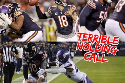 Bears Fans Outraged as Phantom Holding Call Destroys Win Against Vikings: Right Tackle Darnell Wright Penalized on Nonexistent Infraction, Critics Claim NFL Officiating Is Broken, and Social Media Erupts With Viral Clips, Memes, and Anguished Reactions Over One of the Most Controversial Calls of the 2025 Season